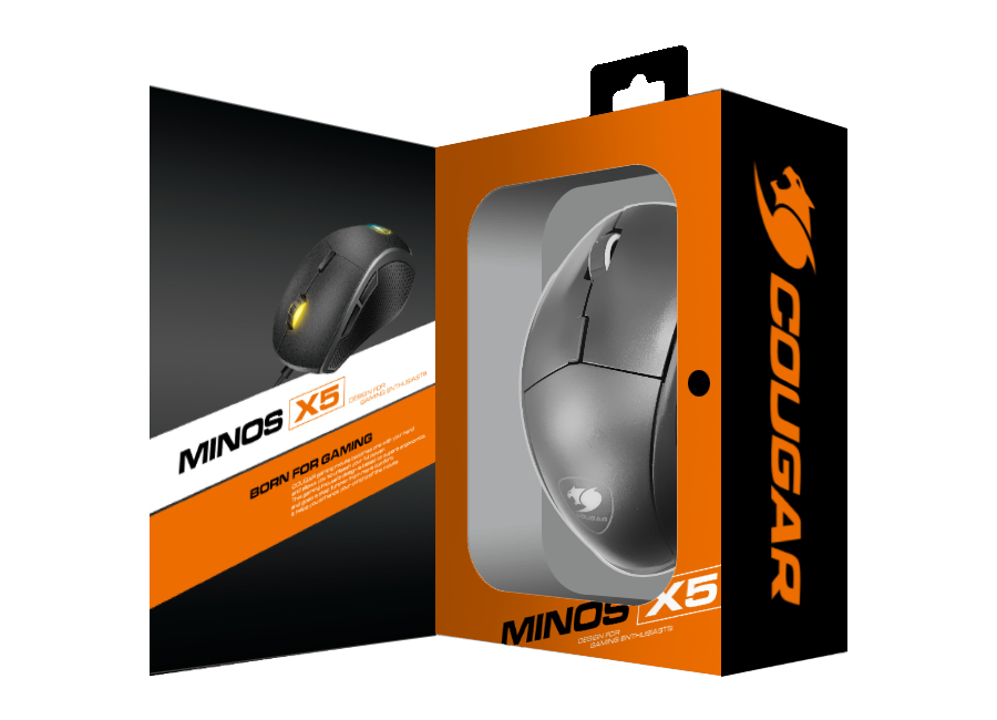 Mouse Cougar Minos X5 Black - Imagen 3